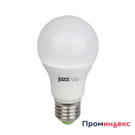 Фото Лампа светодиодная для растений PPG A60 AGRO 9Вт грушевидная E27 230В IP20 JazzWay 5002395