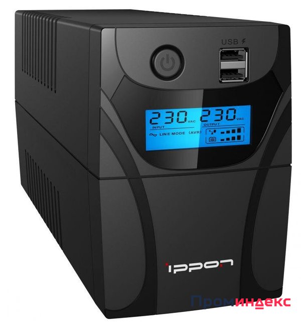 Фото Источник бесперебойного питания Back Power Pro II Euro 850 480Вт 850В.А черн. IPPON 1005575