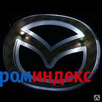Фото Светодиодная эмблема Mazda 3 (12.0*9.5cm) White Проекция в двери/эмблемы Пр