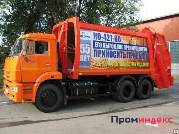 Фото КО-427-80 на шасси КАМАЗ 65115-3081-23 (бескаркасный кузов, с порталом)