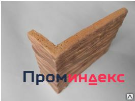 Фото Жаростойкая керамическая плитка Скол дерева Макси угловая