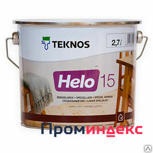 Фото Матовый уретано-алкидный лак Teknos Хело 15 ( Helo 15)