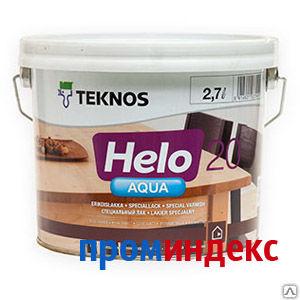 Фото Полуматовый водоразбавляемый лак Teknos Хело Аква 20 (Helo Aqua 20)