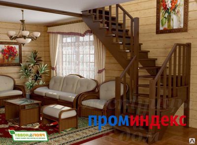 Фото Деревянная лестница модель К-021М