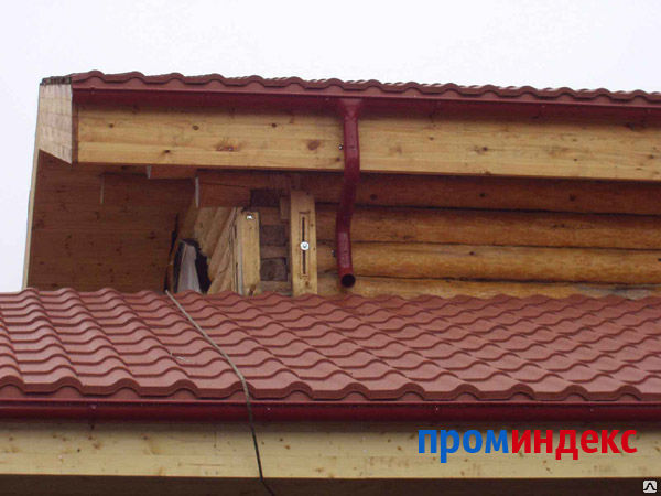 Фото Монтаж металлочерепицы без утепления на односкатную крышу