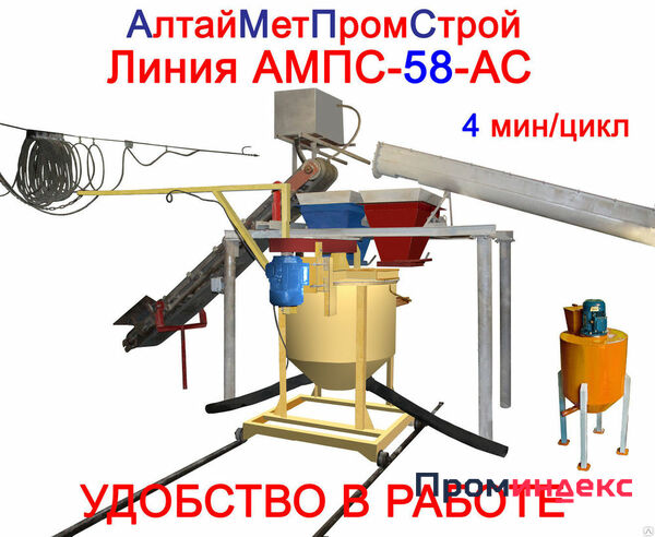 Фото Завод для производства газобетона АМПС-58-АС