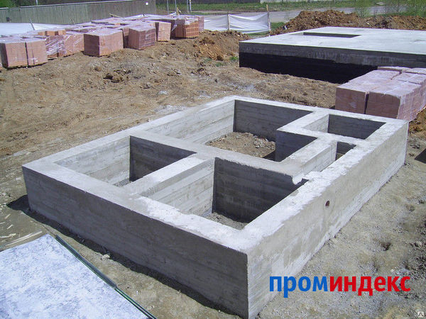 Фото Изготовление фундамента из бетона
