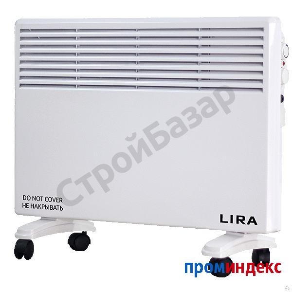 Фото Конвектор электрический LIRA LR 0502 / 2 режима, 4 секц., 1700 Вт / уп. 1шт