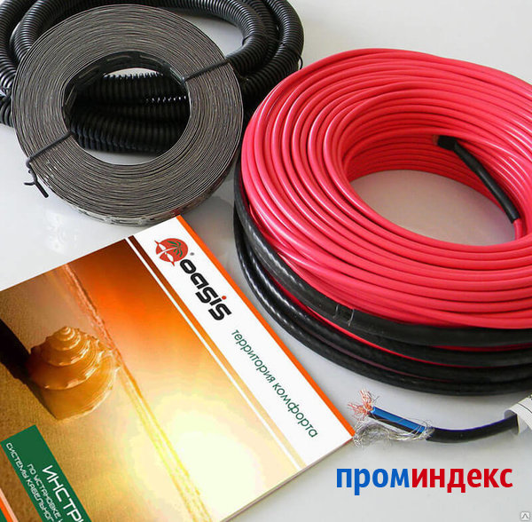 Фото Теплый пол на основе двухжильного кабеля