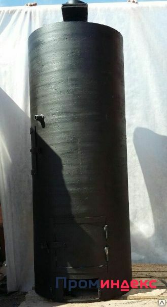 Фото Печь банная горизонтальная из 530-630 трубы