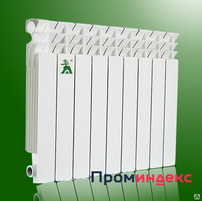 Фото Секционный алюминиевый радиатор отопления 350/80, 500/80.  Монтаж отопления