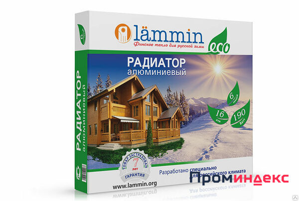 Фото Биметаллический радиатор Lammin ECO BM-500/80 Финляндия.