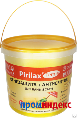 Фото Биопирен® «Pirilax®»-Terma 3,5 кг - огнезащитная пропитка