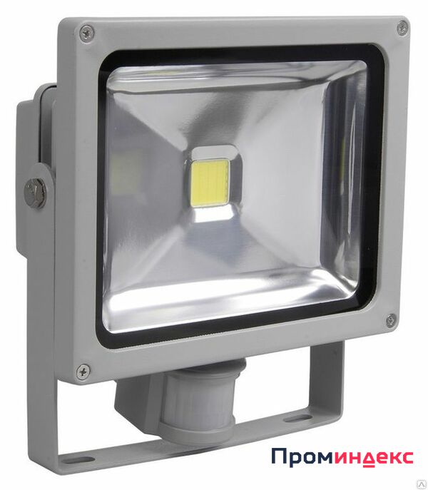 Фото Прожектор светодиодный ИЭК СДО01-10Д 10Вт 600Лм, IP44 серый, чип