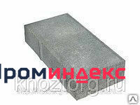 Фото Тротуарная плитка брусчатка серая прессованная Волгодонск 100х200х60 мм