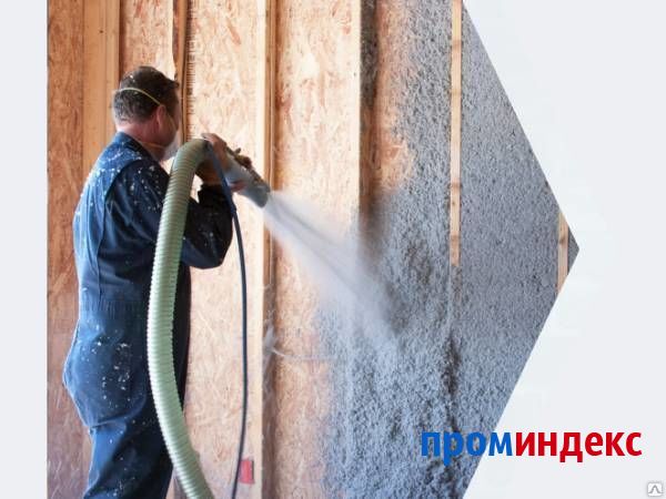 Фото ЭКОВАТОЙ утепление домов (пол, потолок, стены) 50 руб/кг с работой