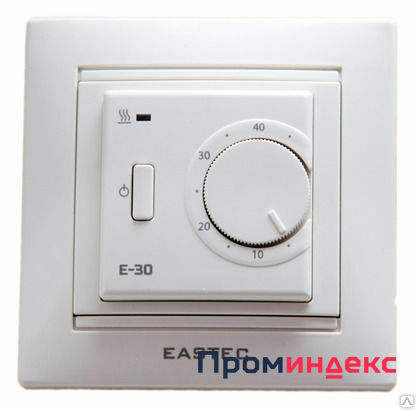 Фото Терморегулятор E -30 белый механический (Встраиваемый 3,5 кВт)