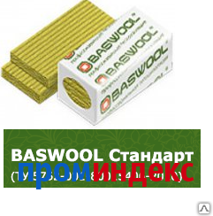 Фото Baswool Стандарт - теплоизоляционный материал для стен (50-90кг./м3)