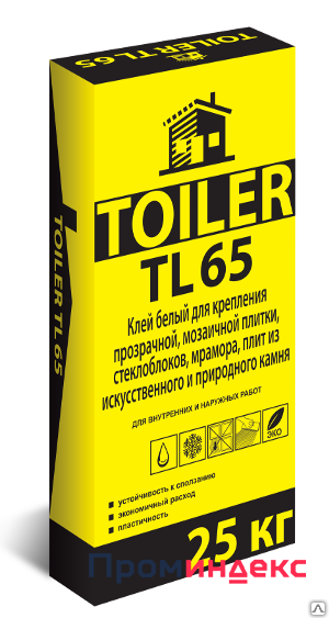 Фото Клей для плитки Toiler TL 65 25 кг