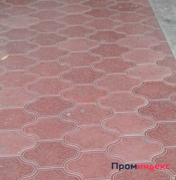 Фото Тротуарная плитка «Рокко» h = 3см красный
