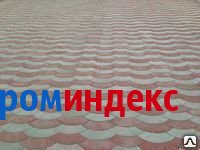 Фото Тротуарная плитка «Радуга» h = 4см коричневый