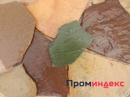 Фото Камень природный для дорожки песчаник бардовый 3 см