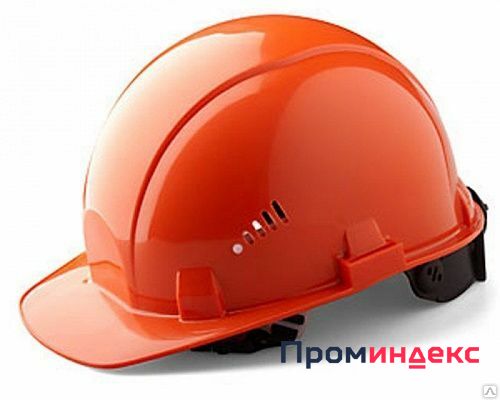 Фото Каска защитная из ударопрочной пластмассы, оранжевая СИБРТЕХ Россия