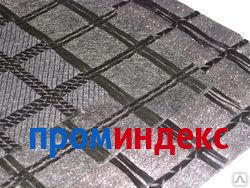 Фото Геосетка из полиэфирных волокон с подложкой из нетканого геотекстиля