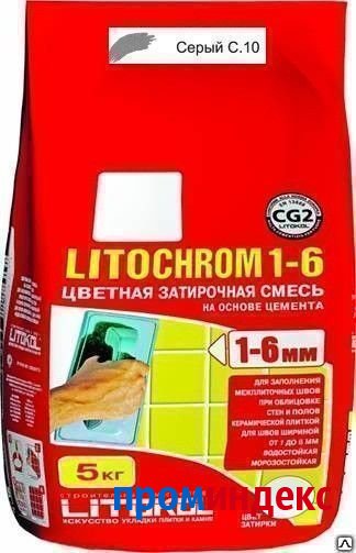 Фото Затирка на цементной основе LITOCHROM 1-6 C 5кг (Litokol/Литокол)