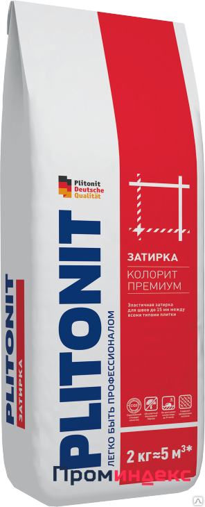 Фото Затирка для швов ПЛИТОНИТ Colorit Premium биоцидная бежевая 1-15 мм 2 кг