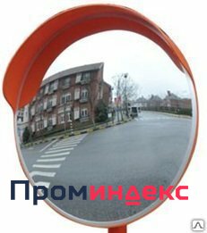 Фото Зеркало дорожное сферическое обзорное в раме KLC-0080-2200 в ассортименте