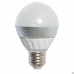 фото Лампа светодиодная LED E27, груша А60, 10Вт, 230В, 4000К, хол. белый свет