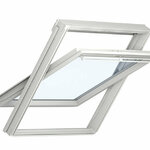 фото Мансардное окно VELUX GGU 0073, белое полиур. покрытие, F04, 660x980 мм
