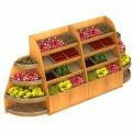 фото Пристенный торговый развал для овощей и фруктов №13 Собственное производств