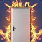фото Дверь противопожарная Ei60, однопольная, цвет RAL 9003 (2 100 * 1 000)