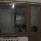 фото Сдвижная балконная дверь (материал лиственница)