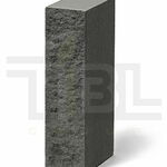 фото Кирпич силикатный колотый черный одинарный полнотелый Глубокинский