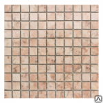 фото Мозаика 305х305х8 мм М0009 темно-палевый микс на сетке/ЕвроКерамика