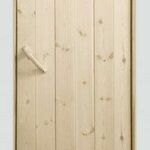 фото Деревянная дверь банная из массива сосны