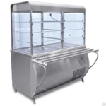 фото Прилавок холодильный ПВВ(Н)-70КМ-НШ (открытый, с нейтр. шкафом