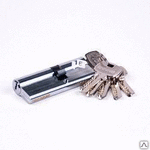 фото Механизм цилиндровый Аллюр F90СР 6 ключей хром перф.ключ