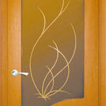 фото Анастасия дверное полотно с ПВХ покрытием
