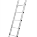 фото Лестница алюминиевая односекционная, приставная (7 ступеней)