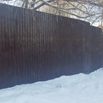 фото Забор из металлопрофиля