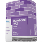 фото Клей для кладки пенобетона и газосиликата 755 Eurobond 25 кг