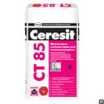 фото Церезит Ceresit CT 85 клей для крепления плит из пенополистирола 25кг.
