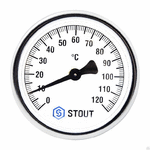 фото Термометр биметаллический с погружной гильзой Т63/50 STOUT