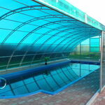 фото Павильон для бассейна из поликарбоната