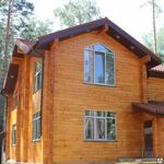 фото Покраска деревянного дома
