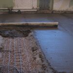 фото Устройство бетонного пола толщиной до 8 см